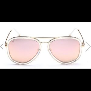 Prive Revaux Supermodel Rose gold pink sunglasses